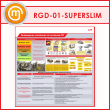 Стенд «Оповещение населения по сигналам ГО» (RGD-01-SUPERSLIM)